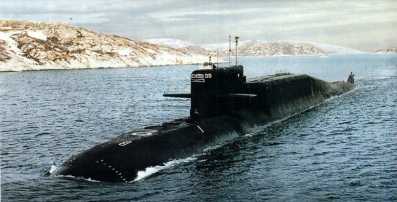 Атомный подводный стратегический крейсер "Новомосковск" (проект 667БДРМ "Дельфин")